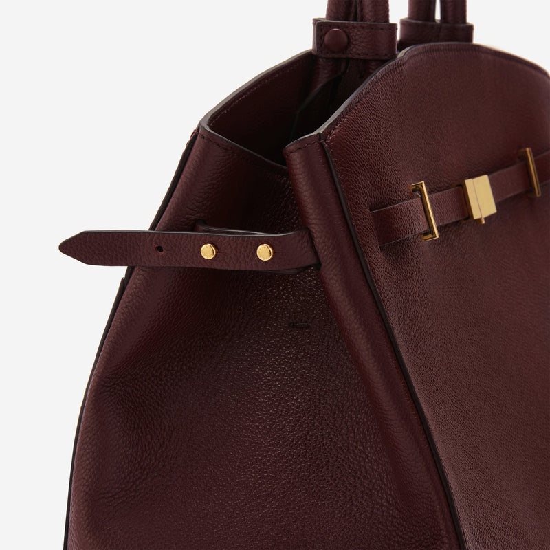 DeMellier The Hudson burgundy small grain