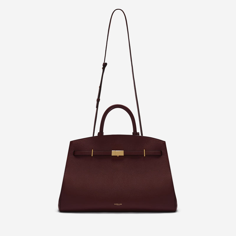 DeMellier The Hudson burgundy small grain