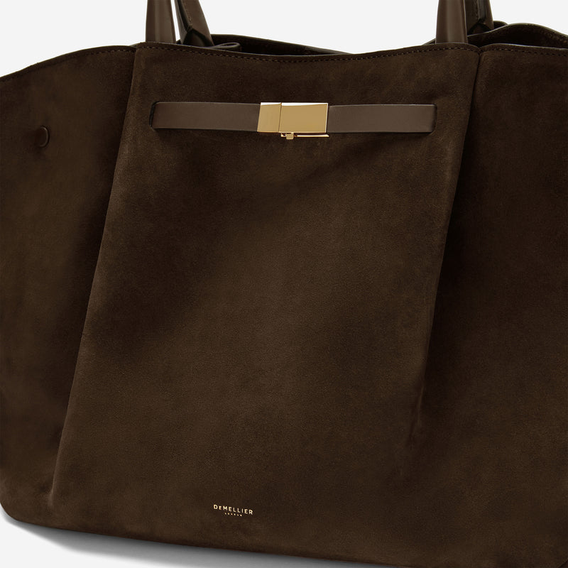 DeMellier The New York mocha suede & mocha smooth