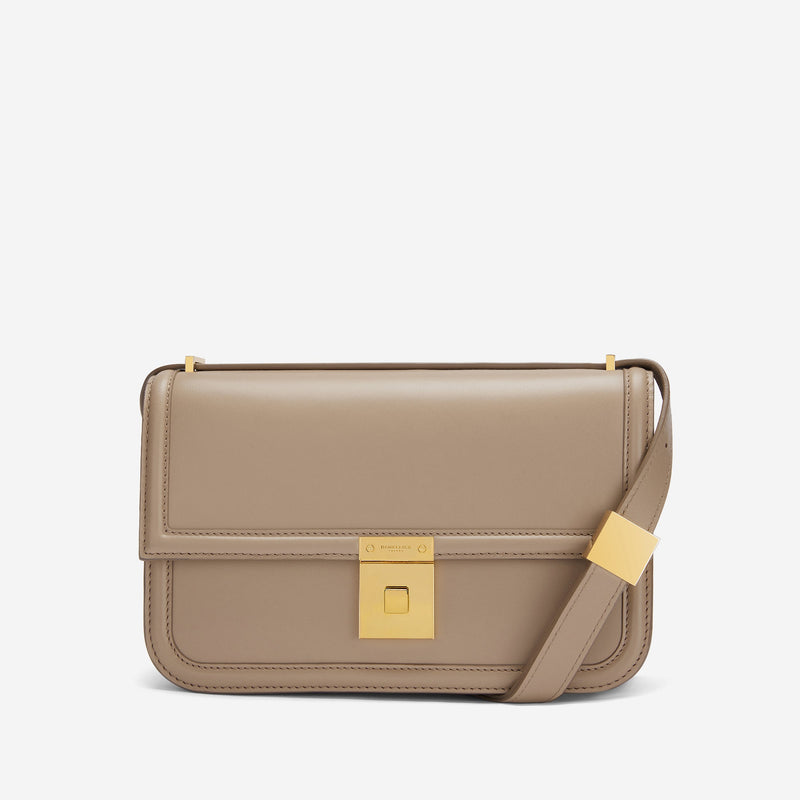 DeMellier The Paris Crossbody dark sand smooth