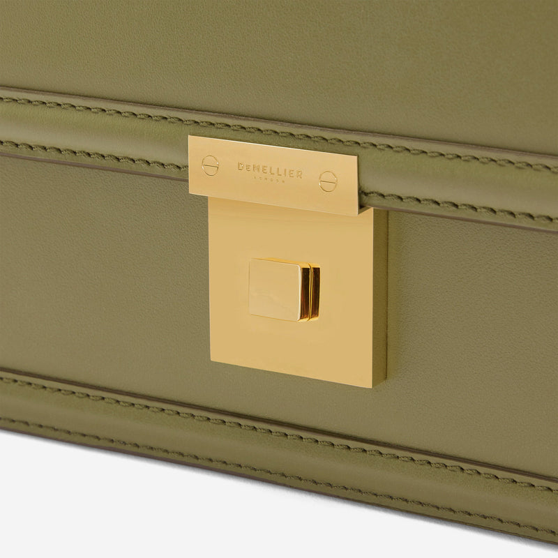DeMellier The Paris Crossbody light olive smooth