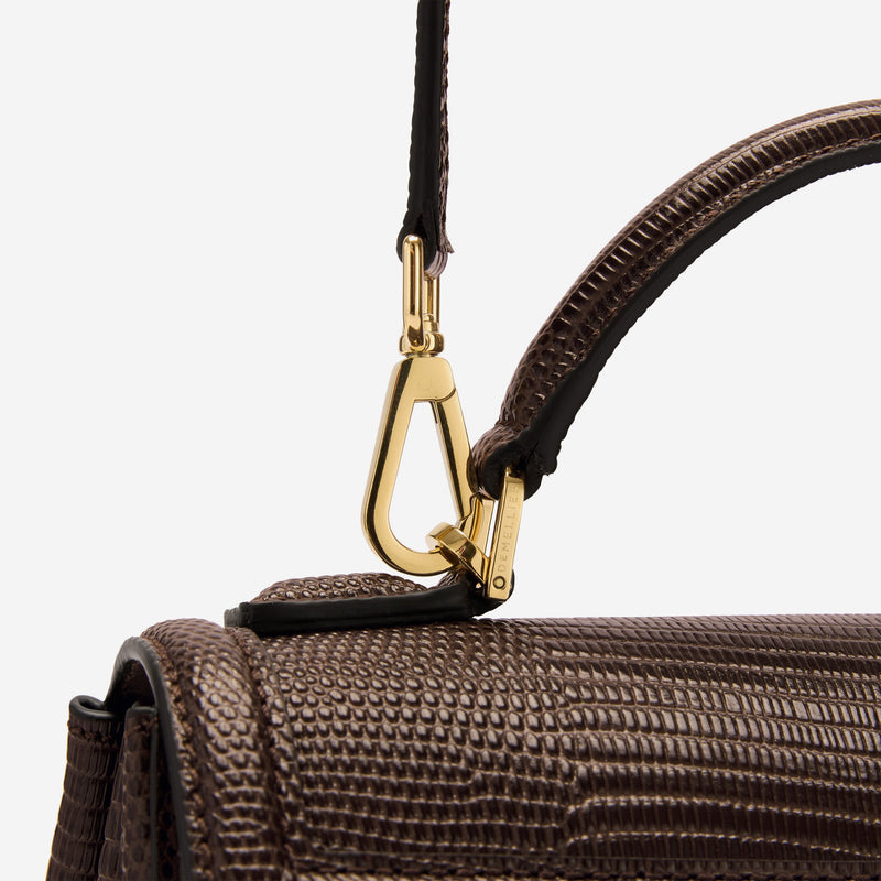 DeMellier The Paris espresso lizard effect