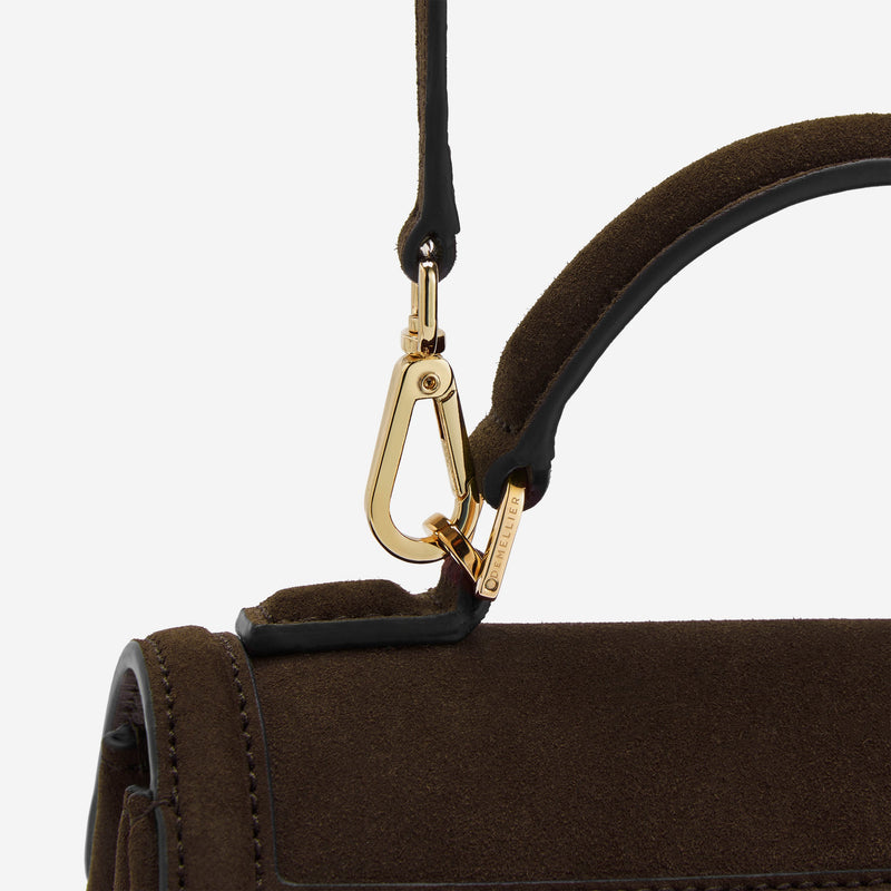 DeMellier The Paris mocha suede