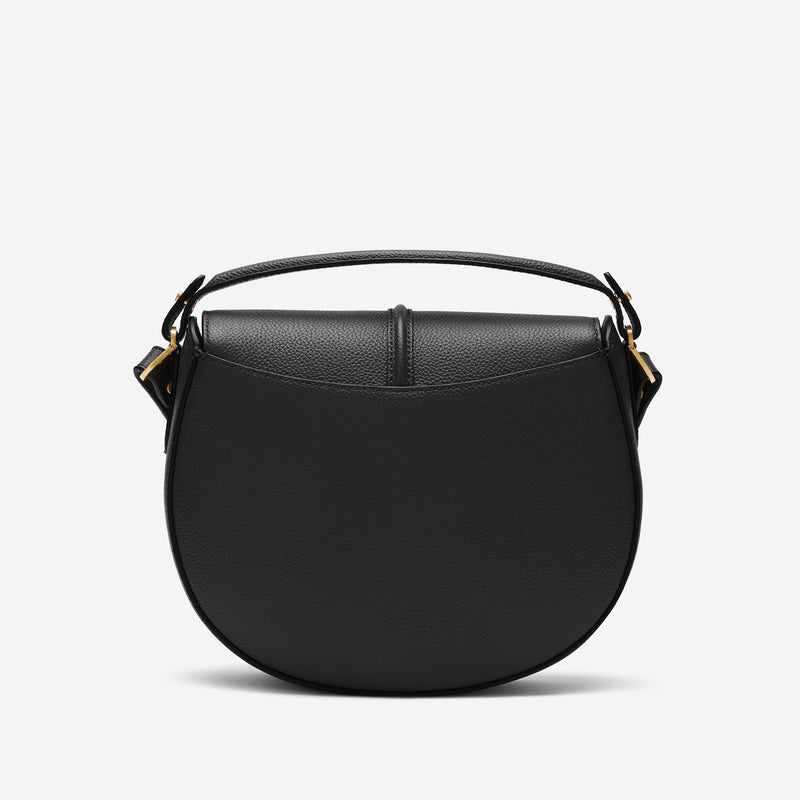 DeMellier The Siena Saddle black small grain