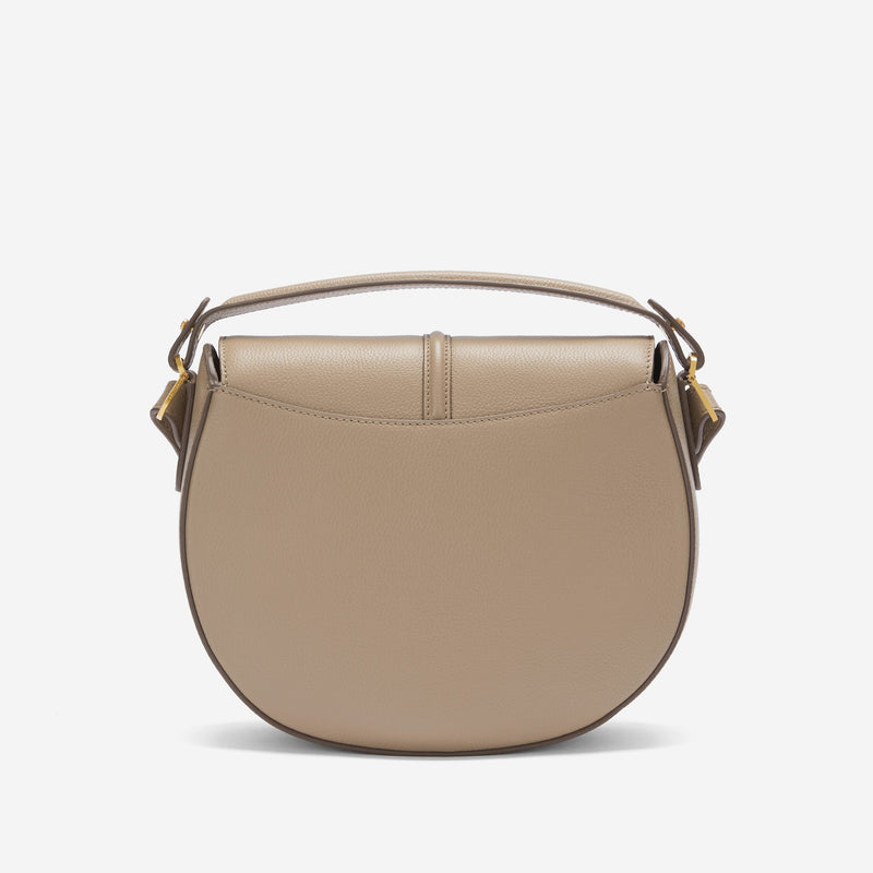 DeMellier The Siena Saddle dark sand small grain