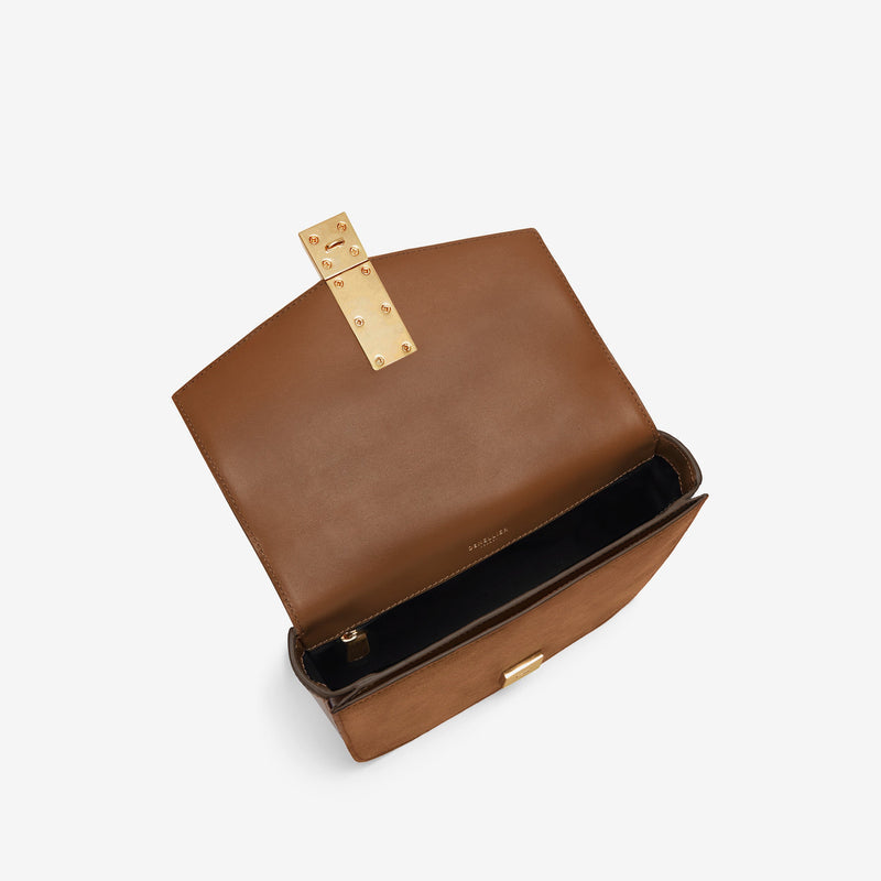 DeMellier The Vancouver deep tan suede & tan smooth