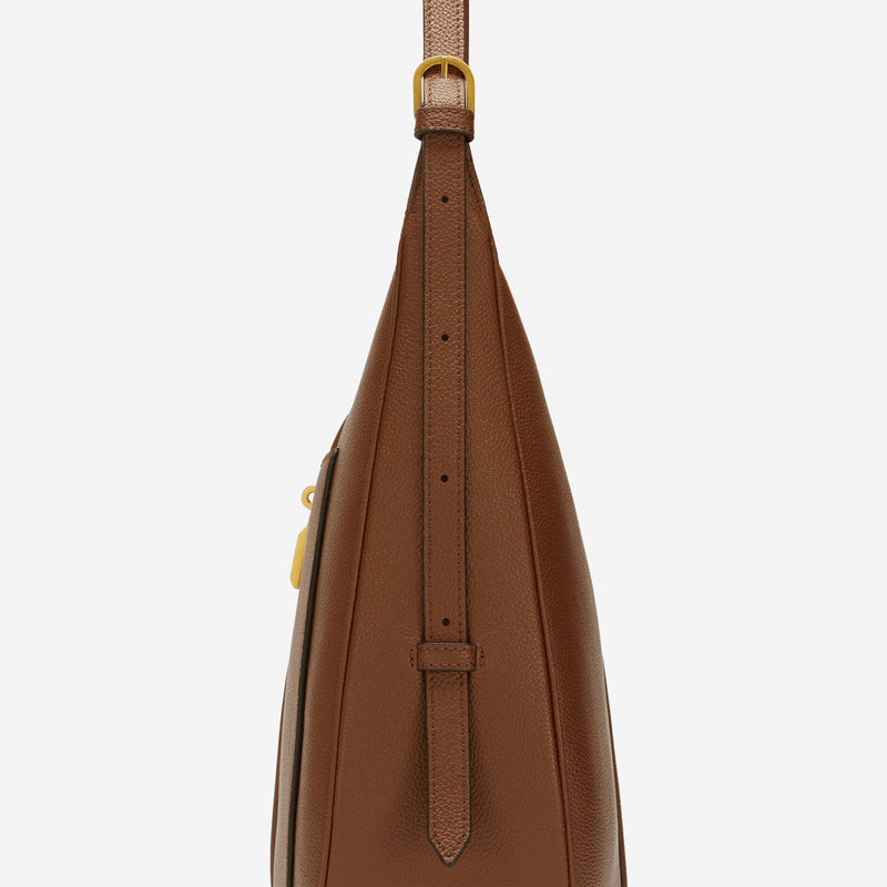 DeMellier The Siena Hobo tan small grain