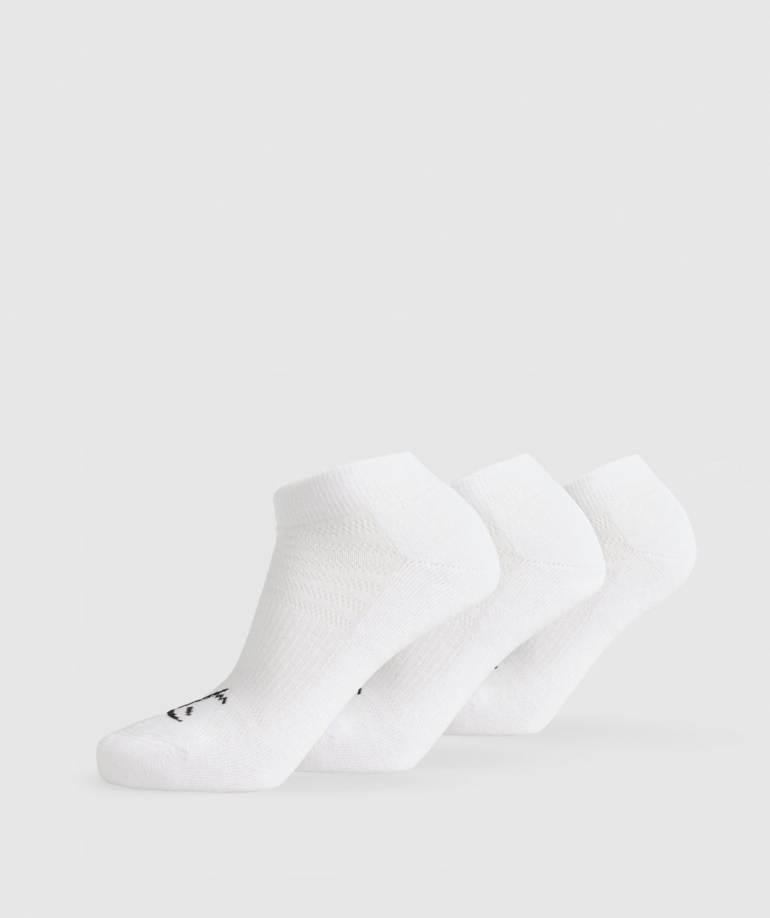Gymshark Trainer Socks 3Pk White
