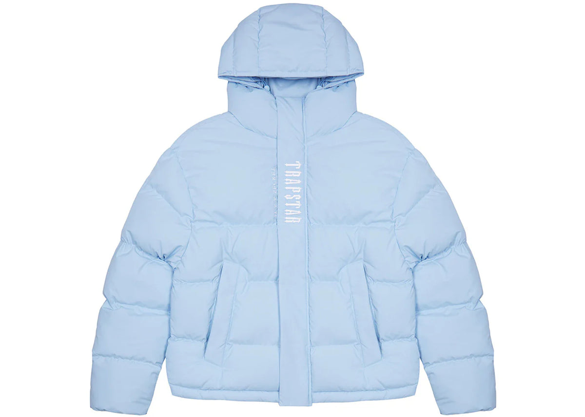 Trapstar Decoded Hooded Puffer 2.0 Ice Blue