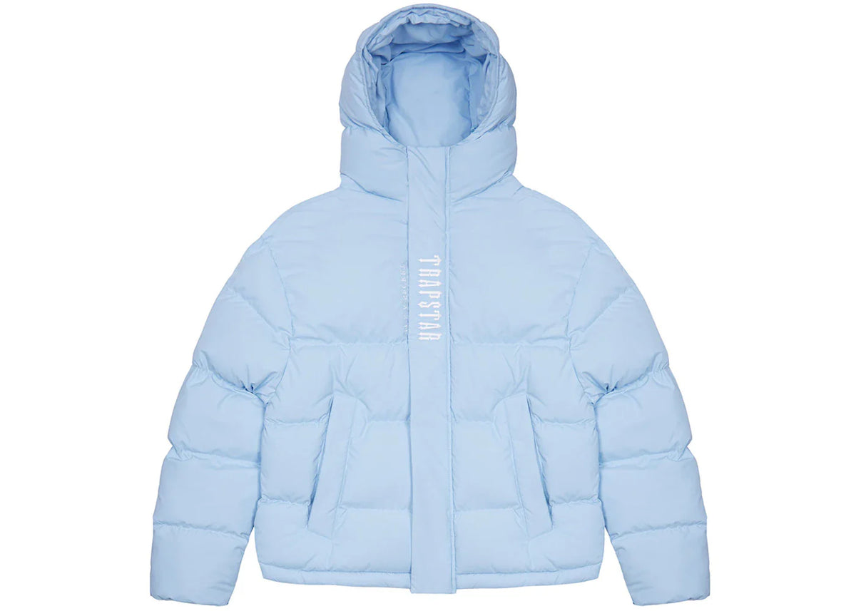 Trapstar Decoded Hooded Puffer 2.0 Ice Blue
