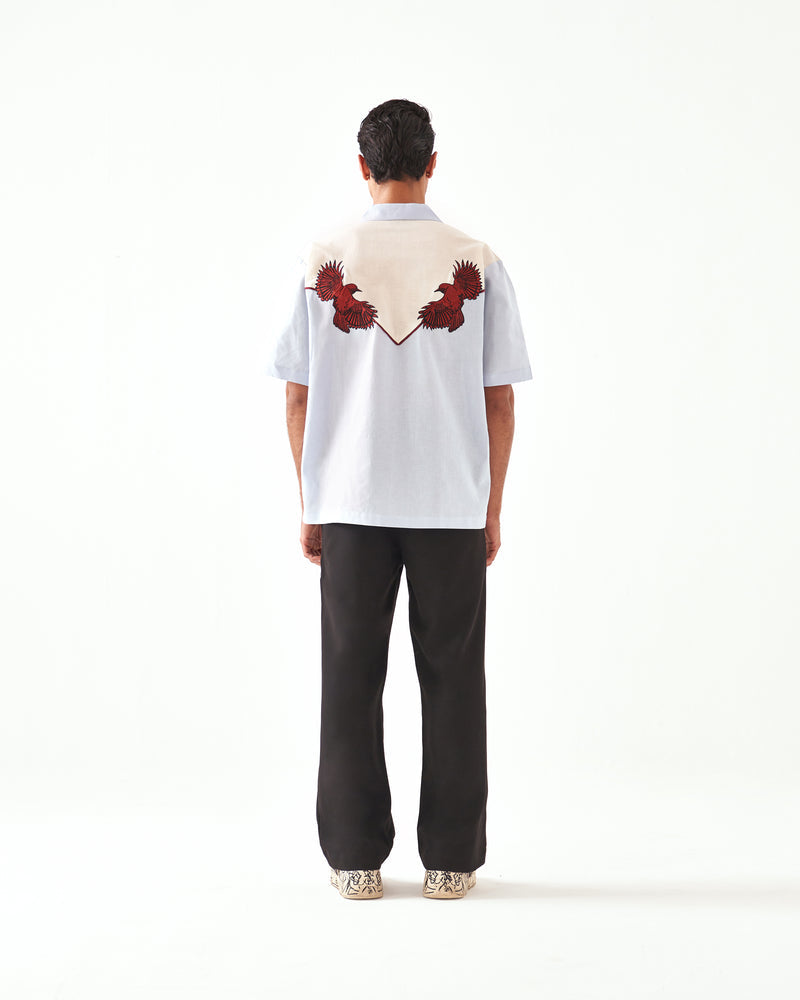LOVEBIRDS LINEN SHIRT