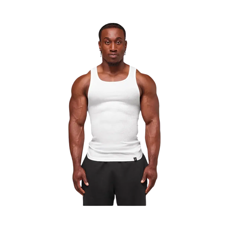 Gymshark Ribbed Tank 3 Pack - White
