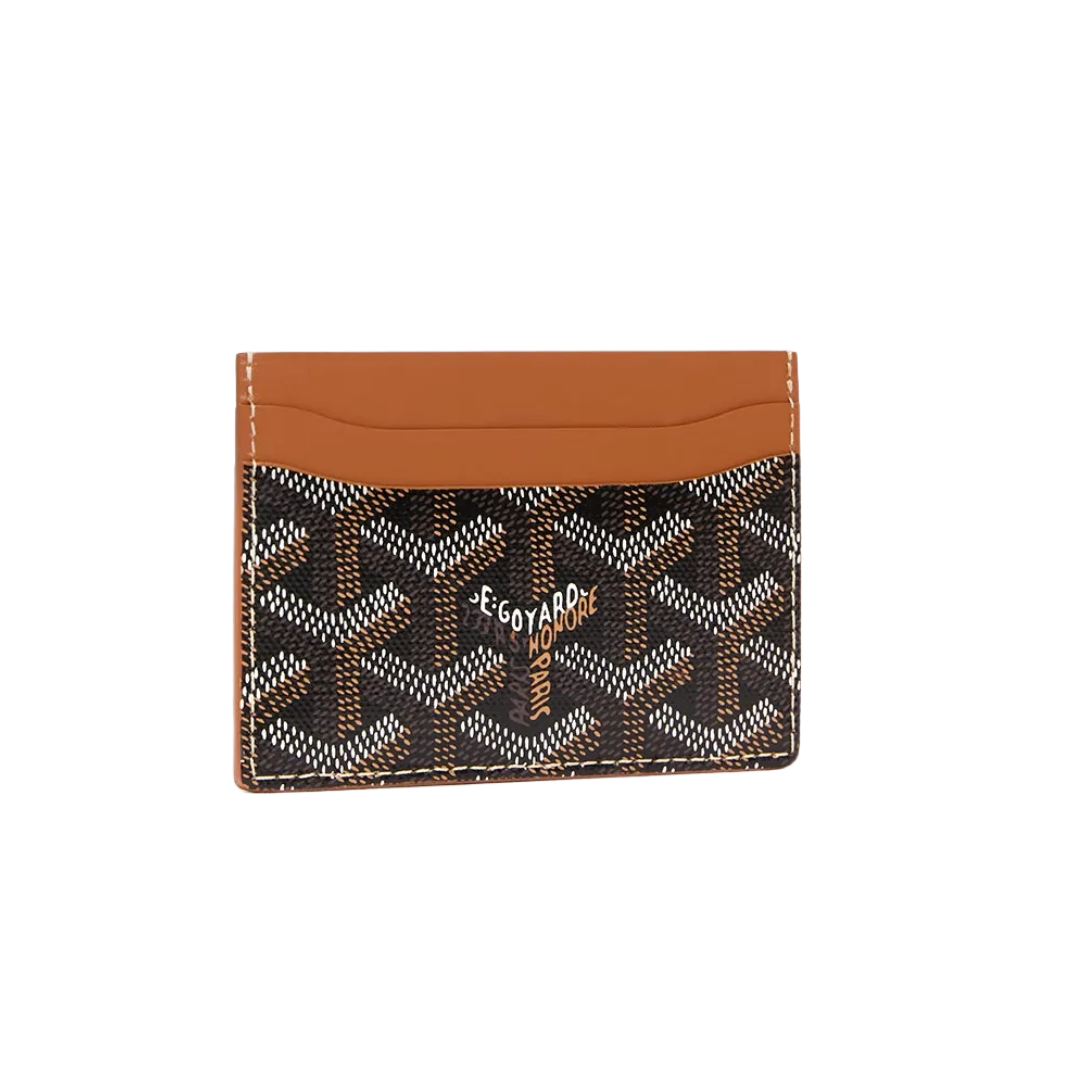 Goyard Saint-Sulpice Card Wallet (Black & Tan)