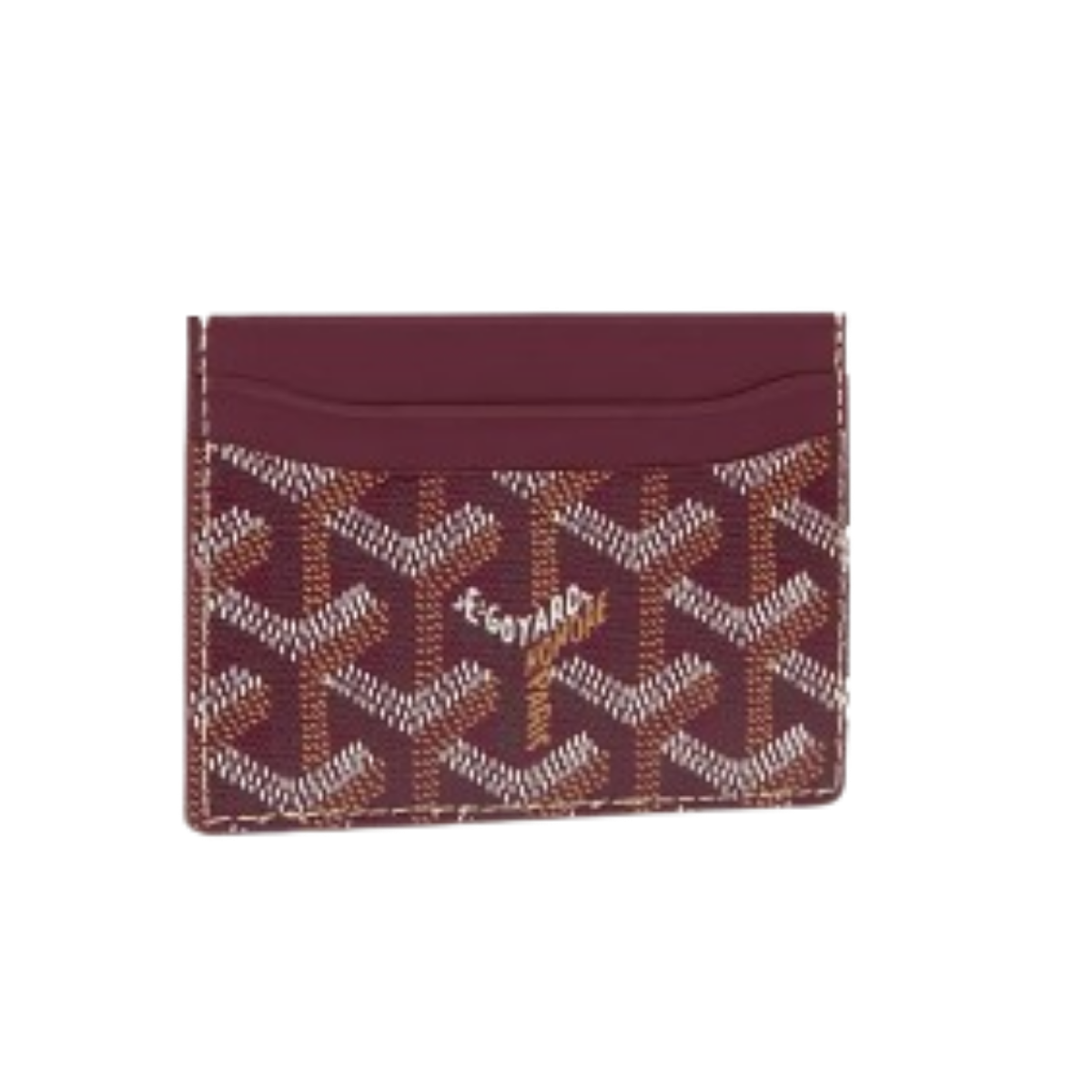 Goyard Saint-Sulpice Card Burgundy Wallet