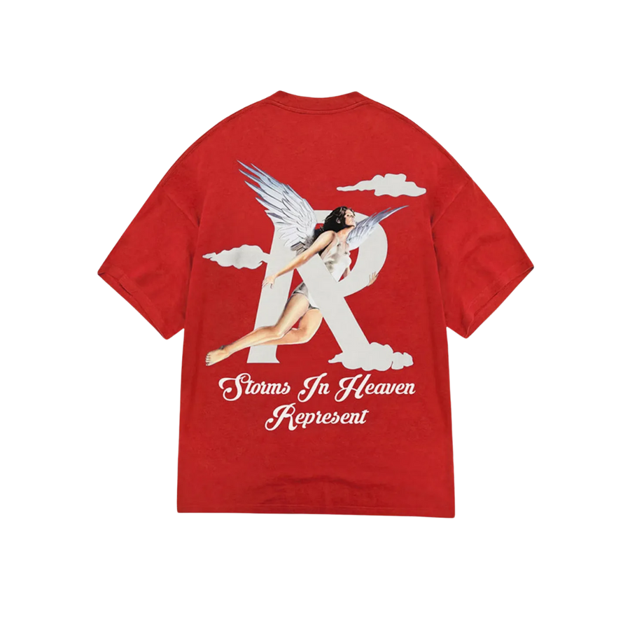 Represent Storms In Heaven T-Shirt Burnt Red
