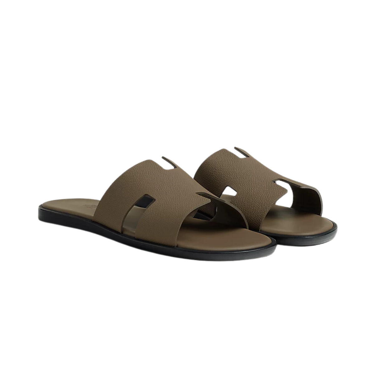 Hermes Izmir sandal étoupe