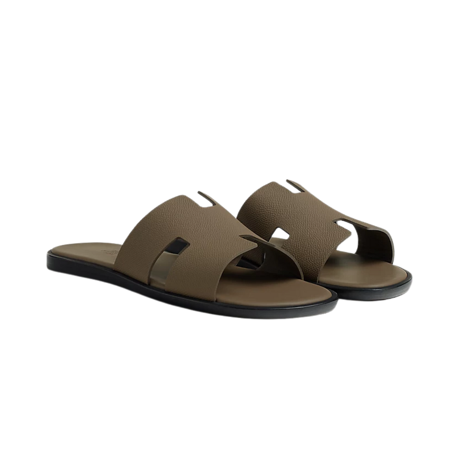 Hermes Izmir sandal étoupe