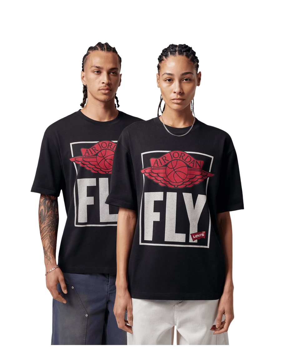 Jordan X LEVIS SHORT SLEEVE TEE BLACK