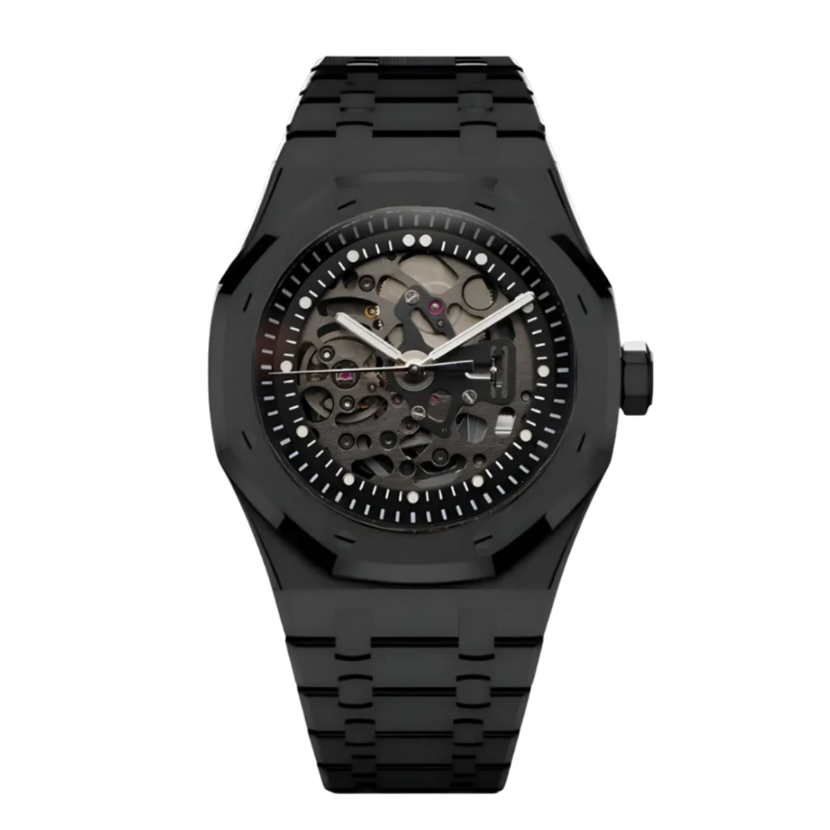 Royal Seikoak Skeleton Full Black
