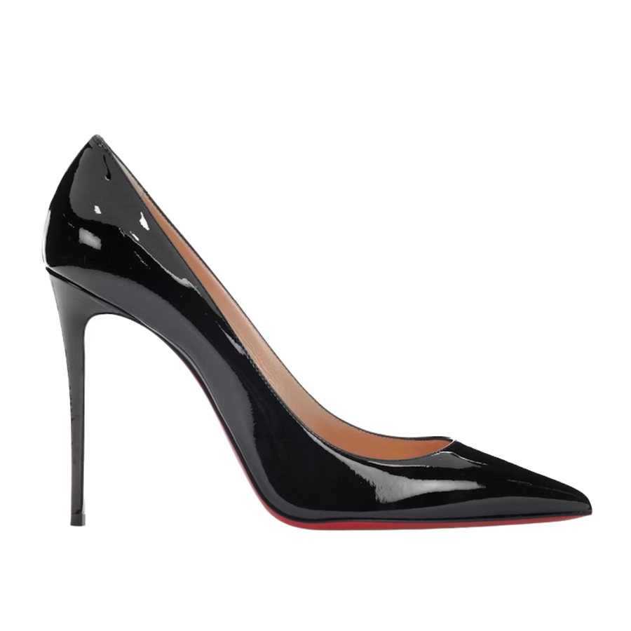 Christian Louboutin Kate 100mm Pump Black Patent Leather