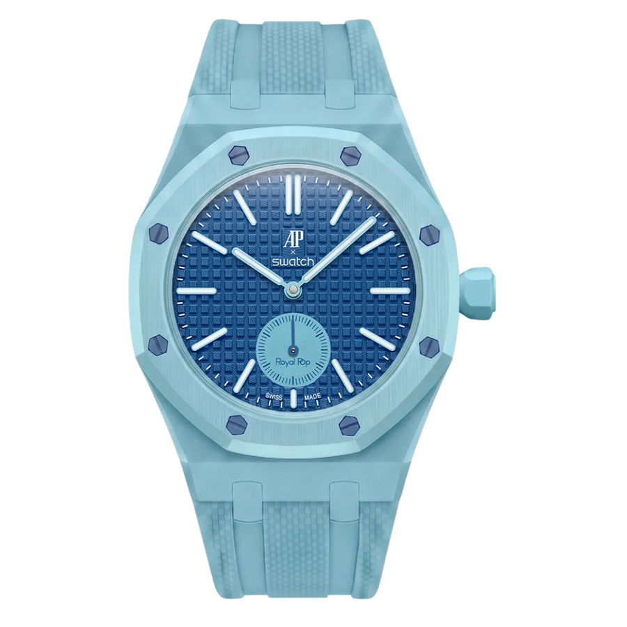 Swatch x Audemars Piguet AP - Royal Pop “Lan Ba” - (Aftermarket Wrist Band Included)