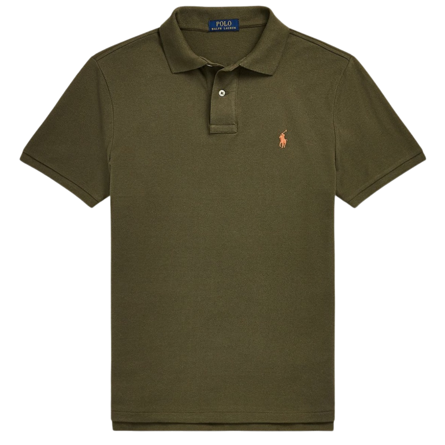 Polo Ralph Lauren Embroidered Logo Cotton Slim Fit Polo T-shirt