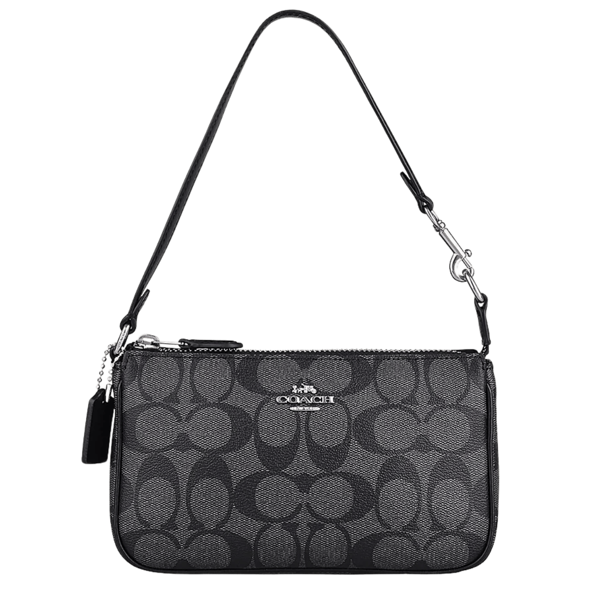 Coach Nolita 19 In Signature Canvas - Graphite/Black