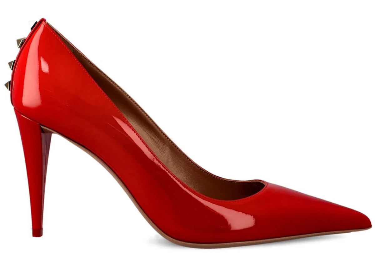 Valentino Garavani Rockstud Pumps Red (Women's)