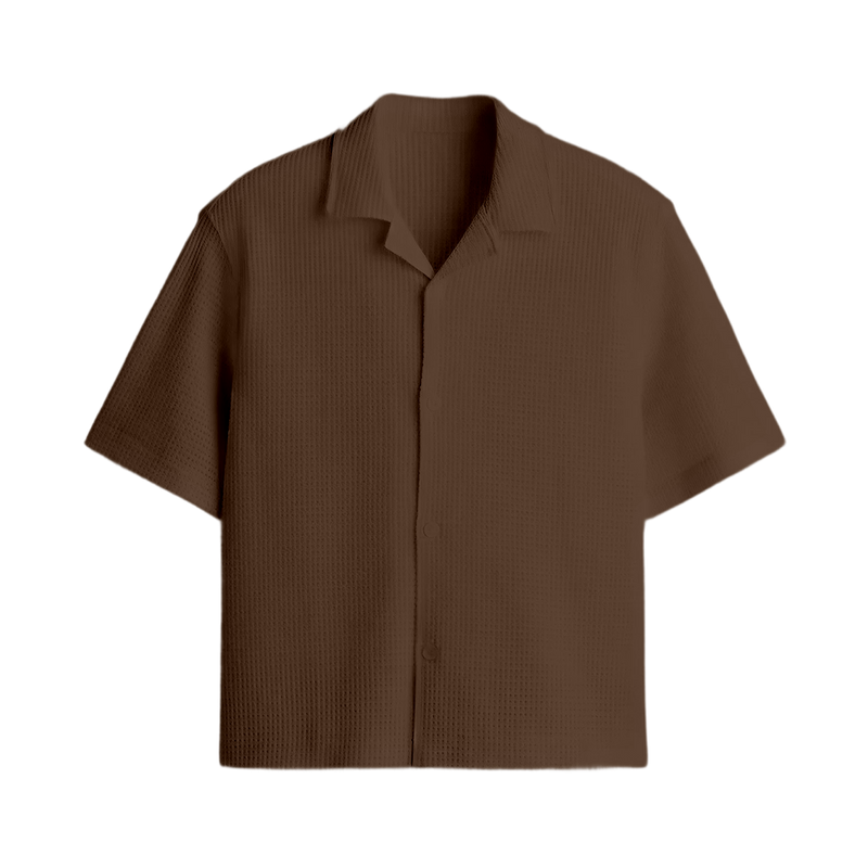 Waffle Shirt Brown