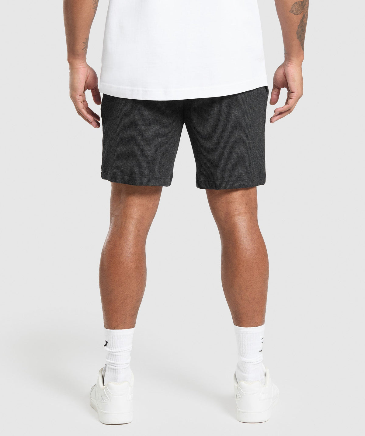 Gymshark Waffle Shorts Black