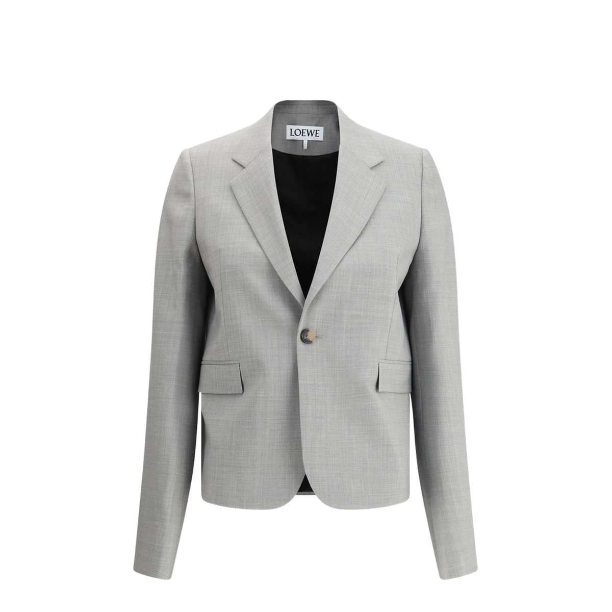 Jacket in Wool Grey