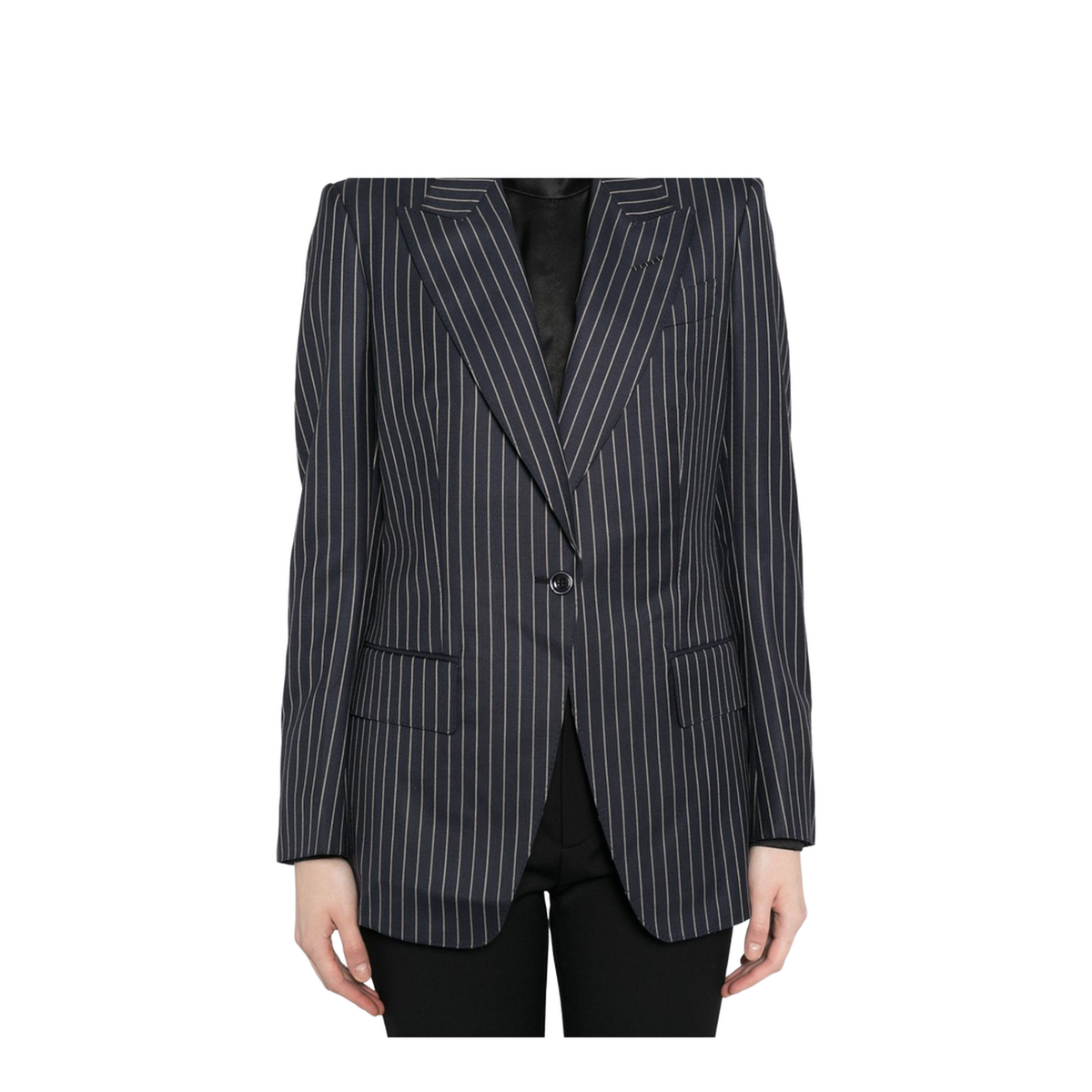 Single Breasted Wool Flannel Jacket