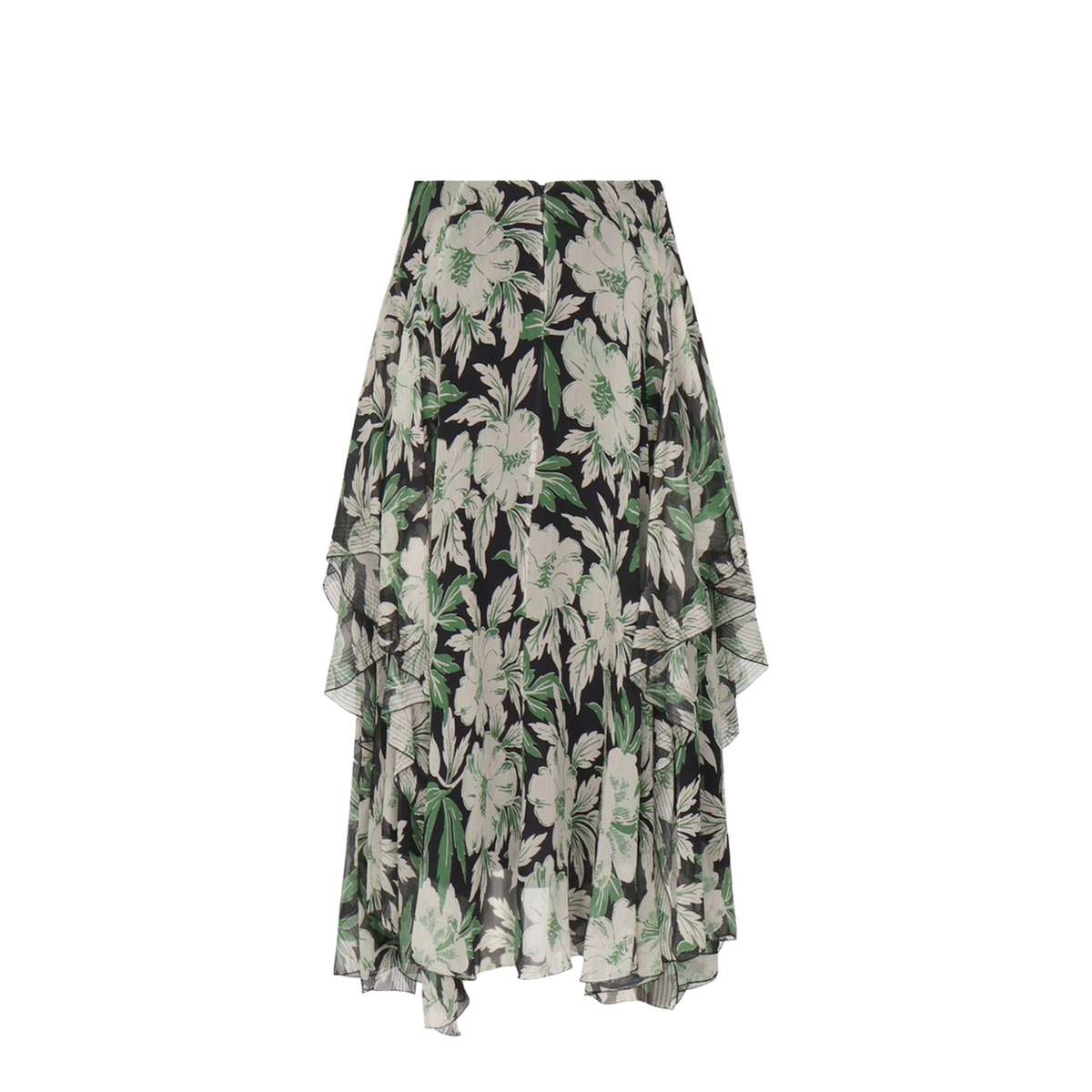 Skirt in Silk Multicolor