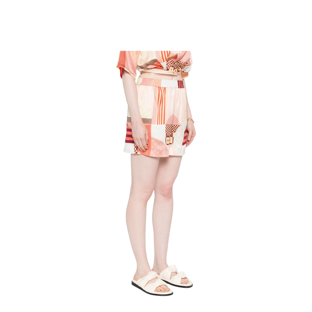 Silk Multicolour Shorts