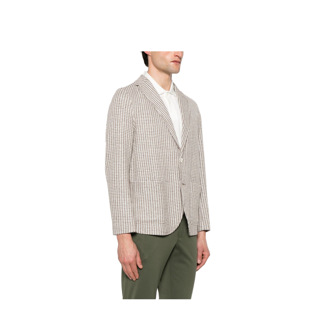 Cotton and linen blend jacket
