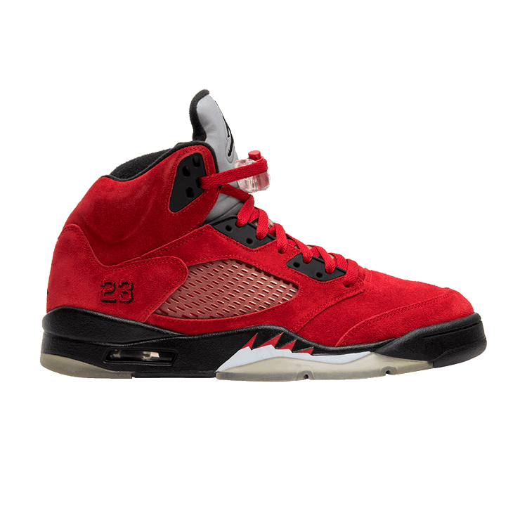 Air Jordan 5 Retro Raging Bull Red Suede