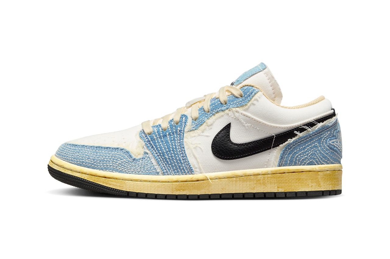 Air Jordan 1 Low Sashiko Denim Sale