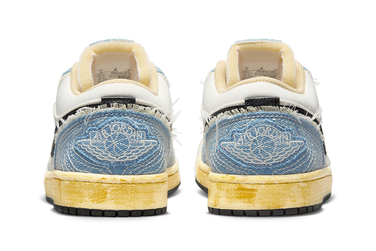 Air Jordan 1 Low Sashiko Denim Sale