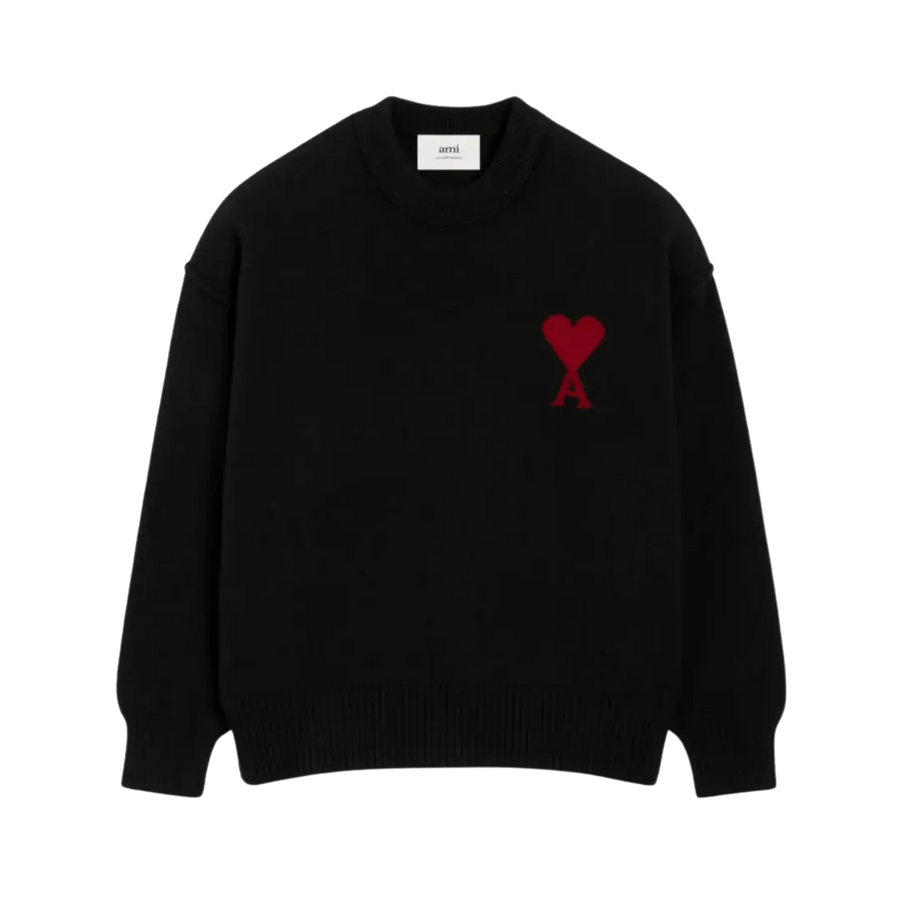Ami De Coeur crew-neck wool sweater