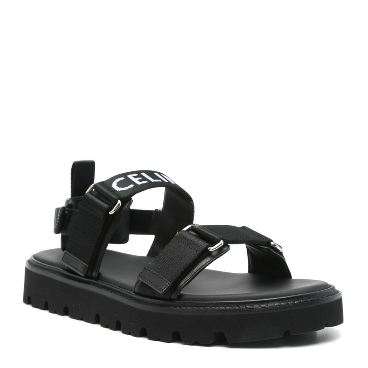 Buckle-Strap Fastening Pull-Tab Heel Shoes