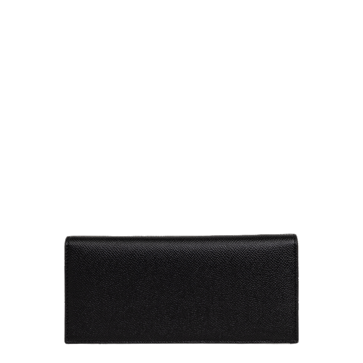 Gancini Leather Wallet - Black