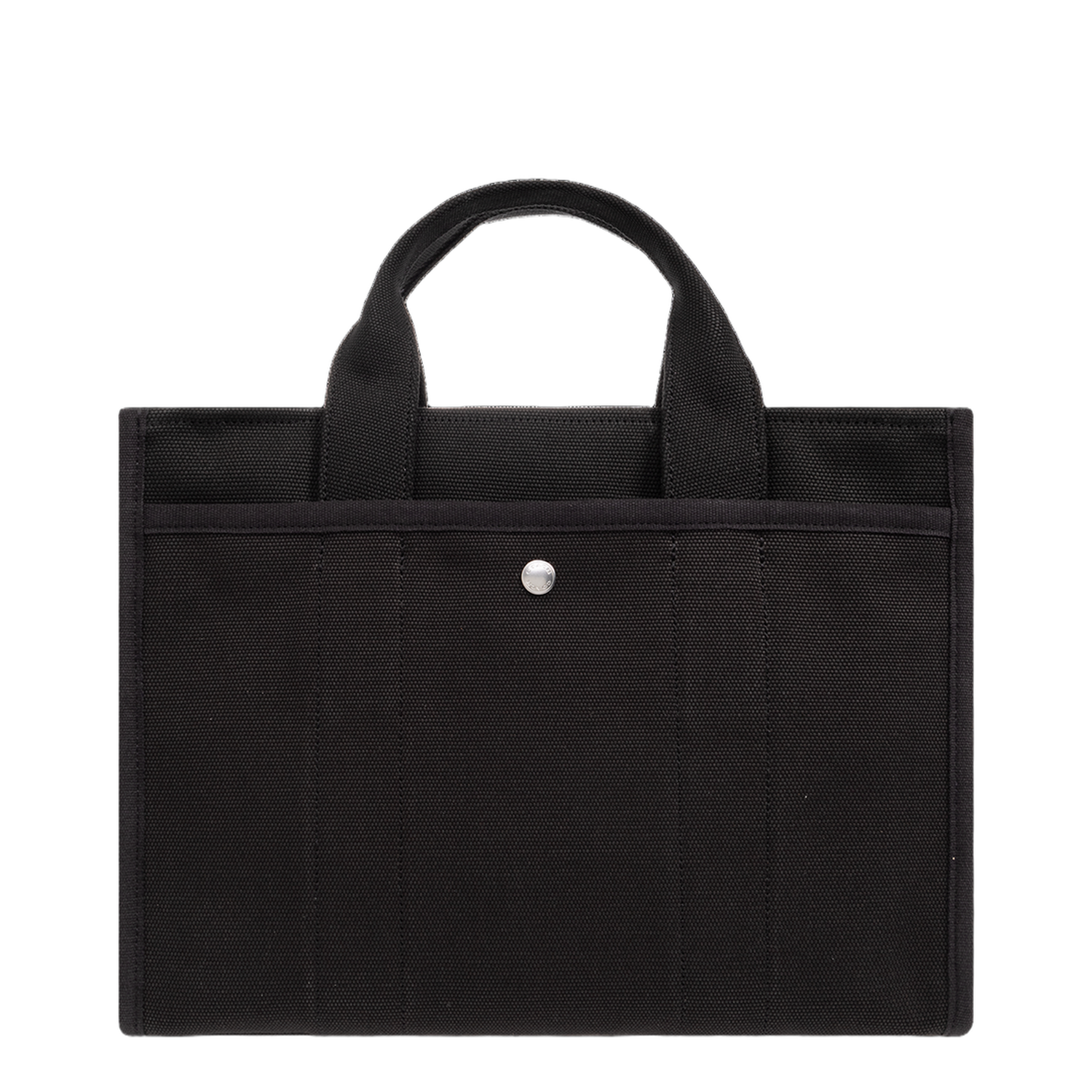Logo Canvas Cargo Tote Bag - Black