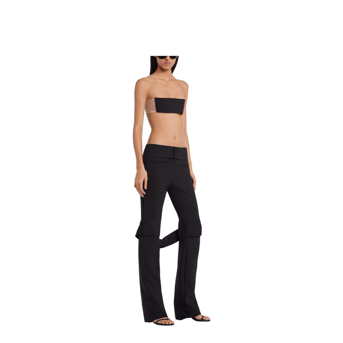 Illusion Crepe Jersey Bra