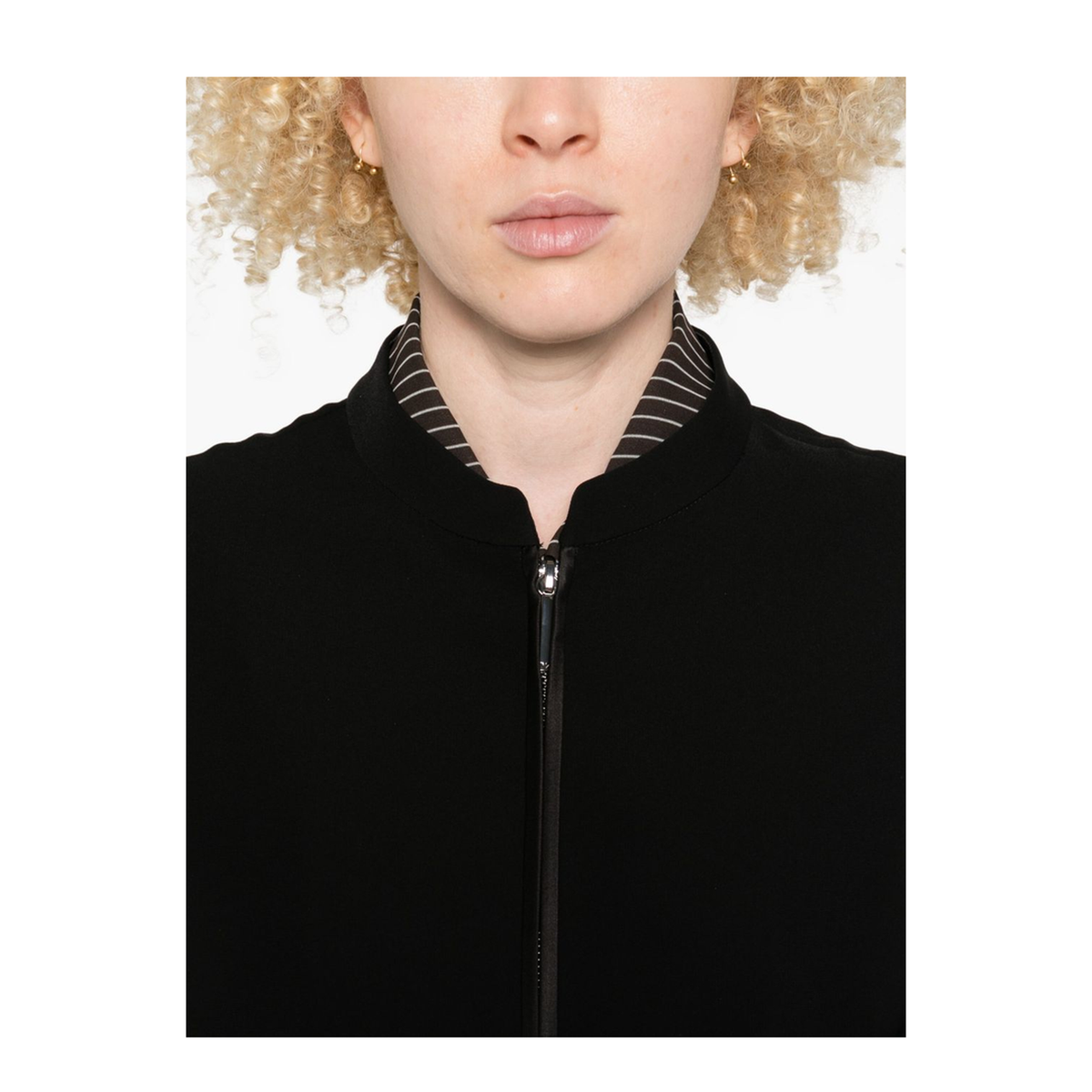 Technical Cady Blouson with Logo Embroidery