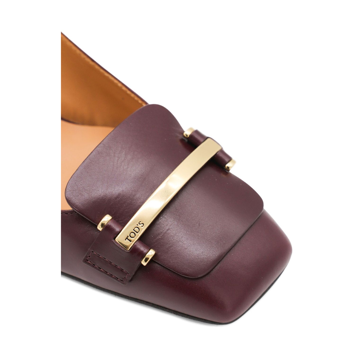 Brown 50Mm Slingback-Bar Pumps