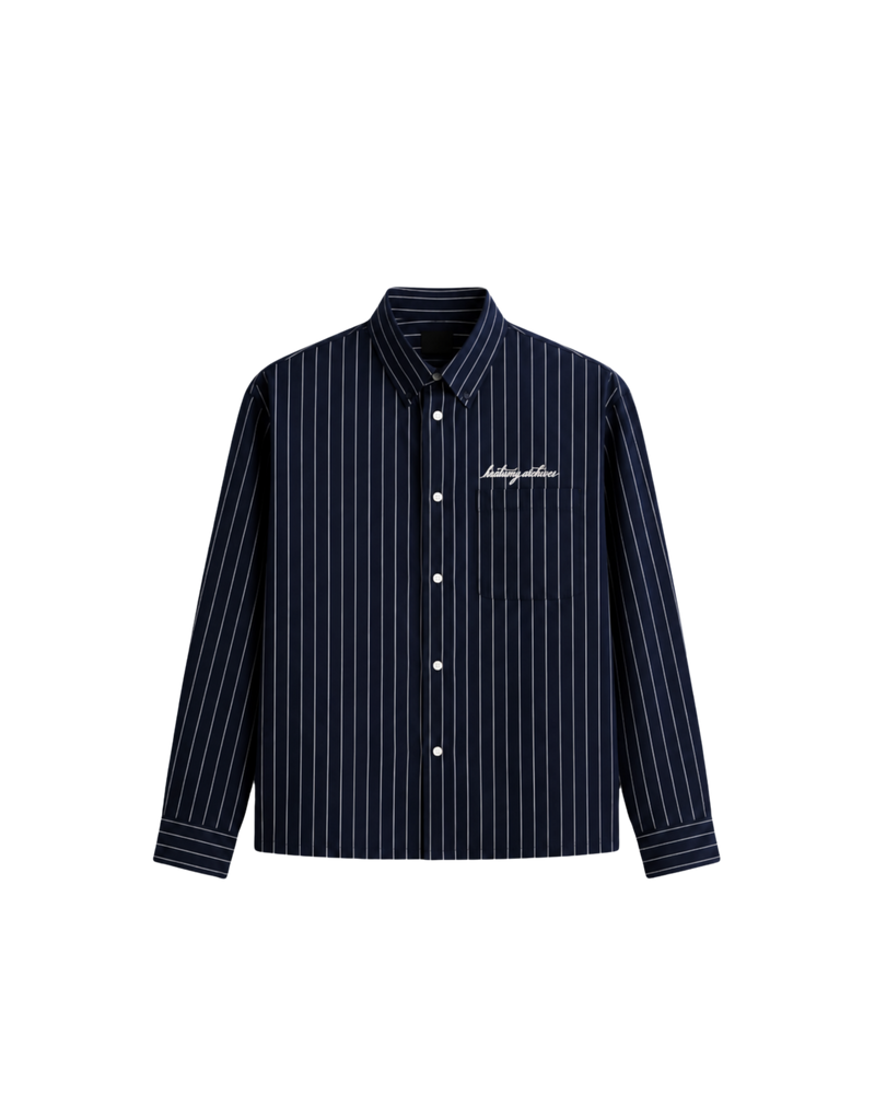 HASHWAY ARCHIVES STRIPED SHIRT - BLUE
