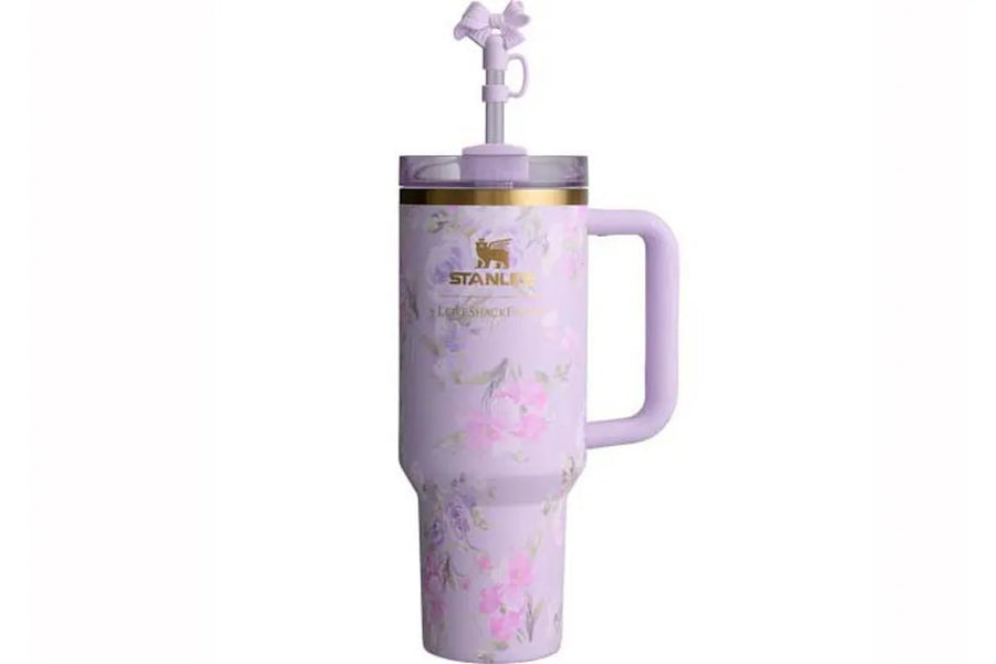 Stanley x LoveShackFancy Flowstate Quencher 40oz Tumbler HappyThoughts