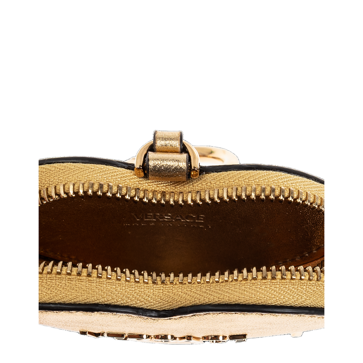 Zipped Keychain Pouch - Gold