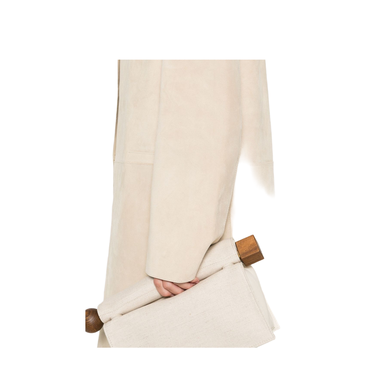 Suede Leather Coat