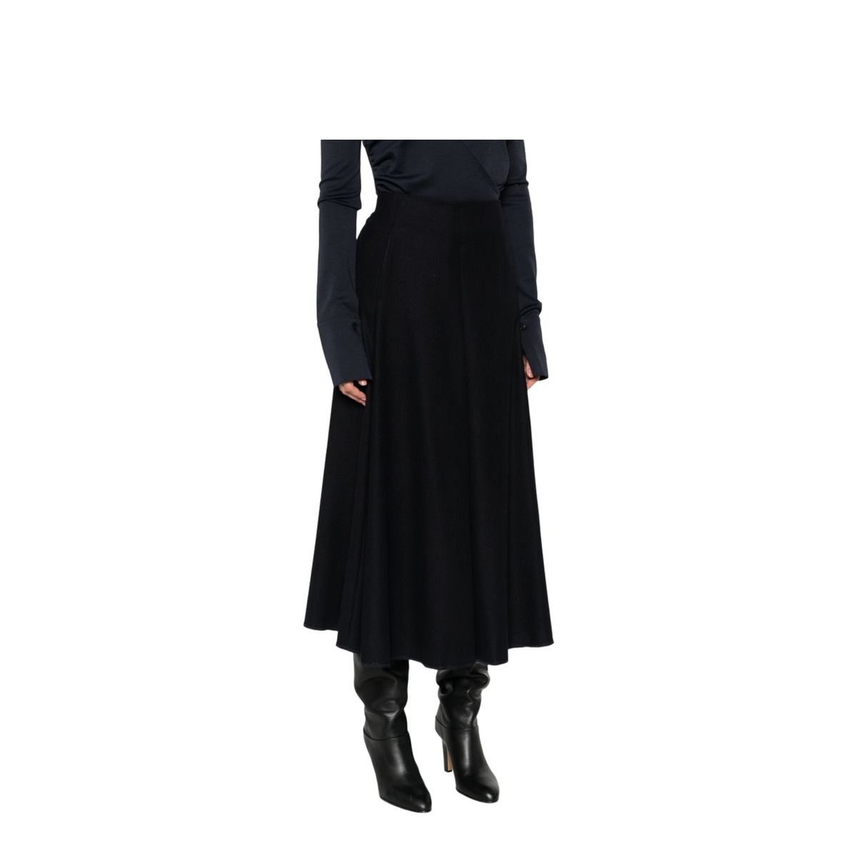 Blue Skirt – Refined Elegance